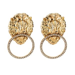 LAST PAIR! Lion Ring Earrings